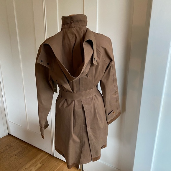 Vintage Burberry waxed coat with wool liner Small - Picture 4 of 16